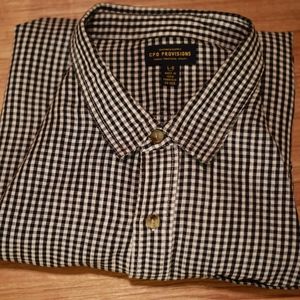CPO Provisions Gingham Button Up